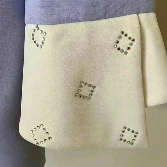 Vintage She’s Line Style 2359 New York Multicolored Blazer Jacket Size 14 Lilac - Picture 7 of 8